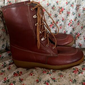 Genuine 1970’s Lace Up Boots